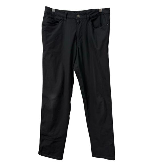 Lululemon ABC Pants Mens 32 x 30 Classic Warpstreme Gray Stretch Commuter Casual - Picture 1 of 9